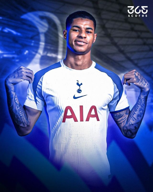 토트넘 홋스퍼와 연결된 마커스 래시포드. /사진=365스코어