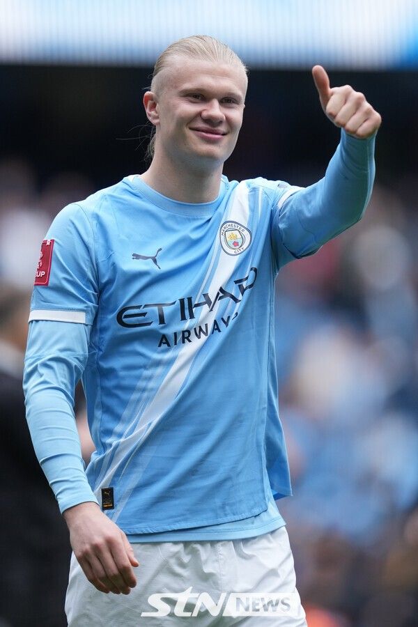 맨체스터 시티 엘링 홀란. /사진=뉴시스(AP)