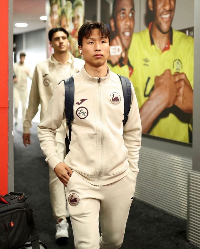 스완지시티 엄지성. /사진=스완지시티