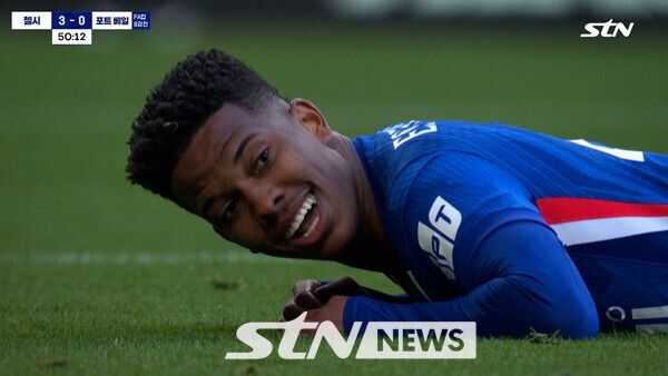 첼시 vs 포트베일 FA컵 8강전. /사진=STN 방송화면 캡처&nbsp;