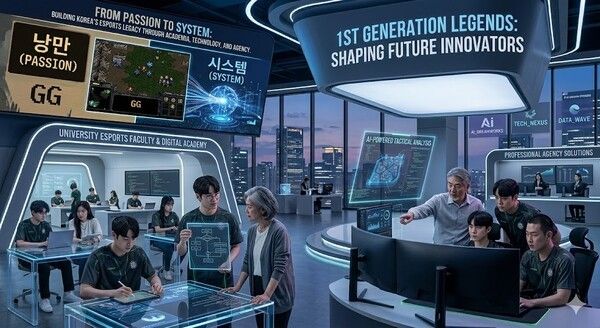 스타크래프트 1세대 프로게이머가 “이제는 낭만이 아닌 시스템으로 가야 할 때”라며 이스포츠 생태계의 구조적 개편을 촉구했다. /삽화=AI작업(STN)