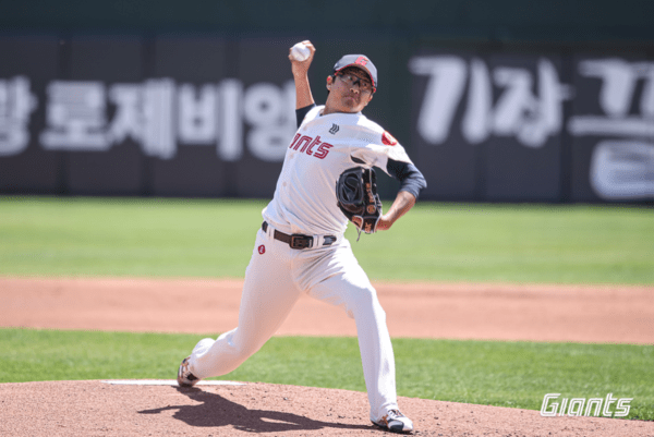 10일 부산 사직야구장에서 열린 2026 신한 SOL KBO리그 경기 롯데가 KIA를 상대로 4-2로 승리했다.(▲선발등판한 롯데 박세웅). /사진=롯데 자이언츠