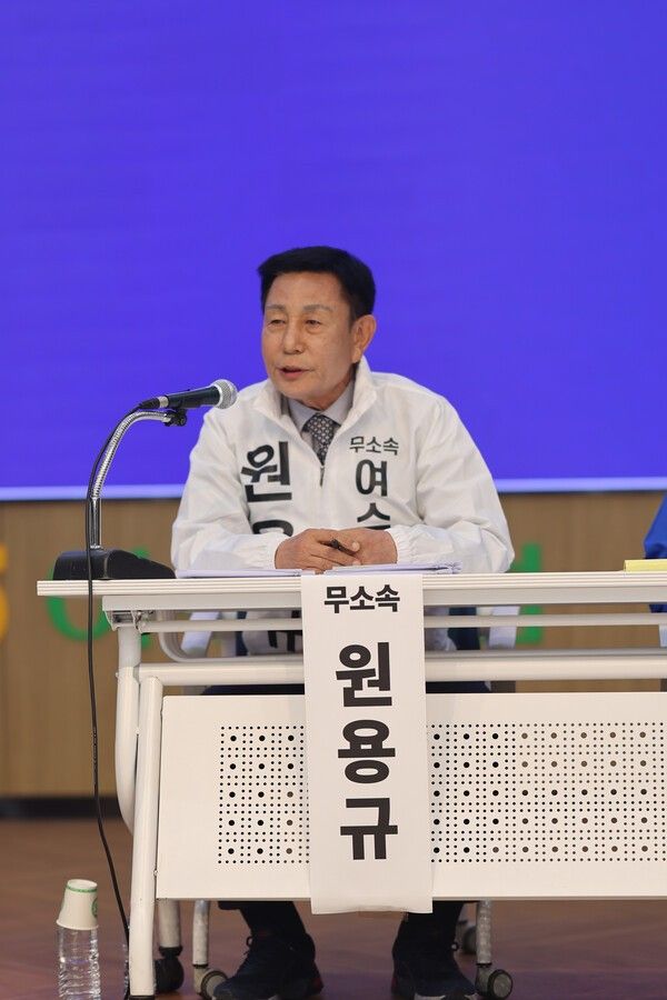 무소속 원용규 후보.&nbsp;/사진=STN