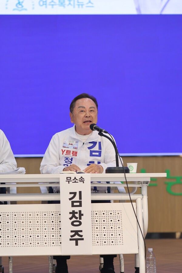 무소속 김창주 후보.&nbsp;/사진=STN