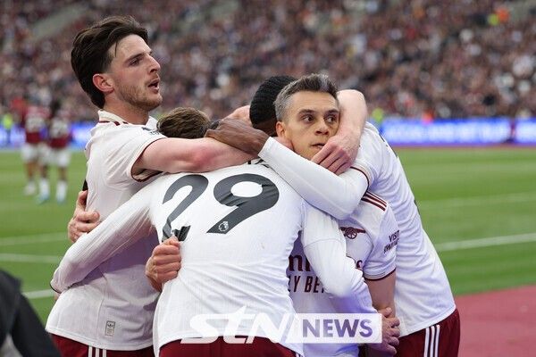 2025-2026시즌 프리미어리그(EPL) 우승을 차지한 아스널. /사진=뉴시스(AP)&nbsp;