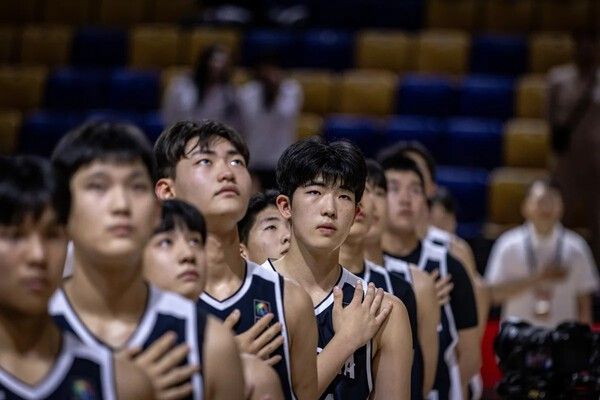 U18 남자대표팀 신유범. /사진=대한민국농구협회