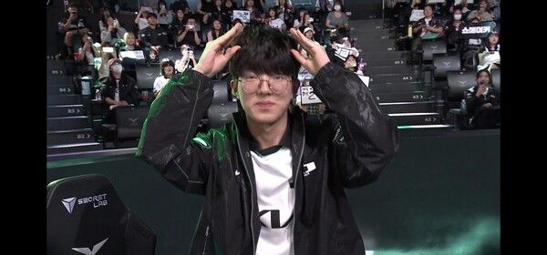 29일 서울 종로구 치지직 롤파크에서 열린 2026 리그 오브 레전드 챔피언스 코리아(LCK) 정규시즌 2라운드 경기에서 디플러스 기아가 키움 DRX를 세트스코어 2대1로 제압했다. (▲DK & KRX=2:1). /사진=네이버 치지직 라이브영상 캡처