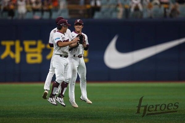 14일 키움이 서울 고척스카이돔에서 열린 2026 신한 SOL KBO리그 정규시즌 한화와의 홈경기에서 3-2로 승리했다. /사진=키움 히어로즈