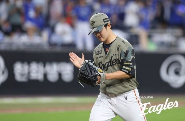 20일 한화가 대전 한화생명 볼파크에서 열린 2026 신한 SOL KBO리그 삼성과 주말 3연전 두 번째 경기에서 10-4로 승리했다. (▲한화 장유호(승), 2.1이닝 36구 1피안타 2볼넷 1실점). /사진=한화 이글스