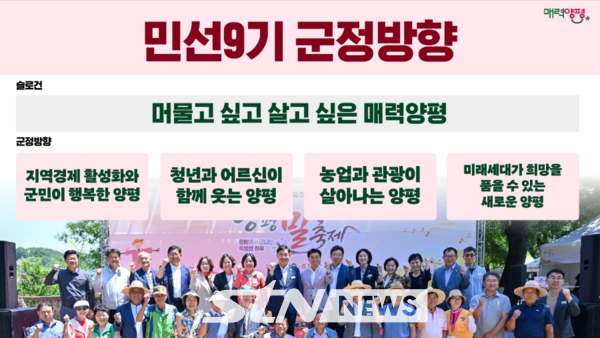 양평군 핵심 공약 4대 군정 방향. /사진=양평군