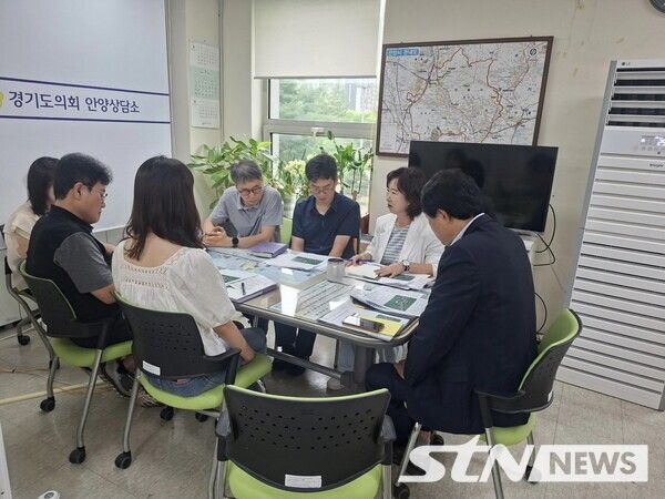 /사진=최경순 경기도의원 안양상담소에서 정담회