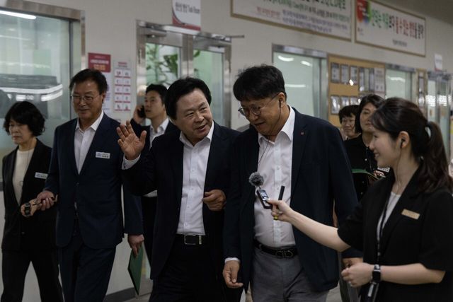 강기윤 창원특례시장 LG스마트파크 제조혁신 현장 방문/사진=창원시