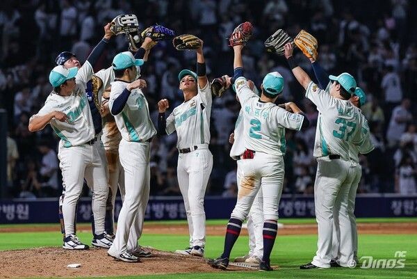 16일 NC가 창원NC파크에서 열린 2026 신한 SOL KBO리그 후반기 첫 경기에서 두산을 4-2로 제압했다. (▲NC 다이노스). /사진=NC 다이노스
