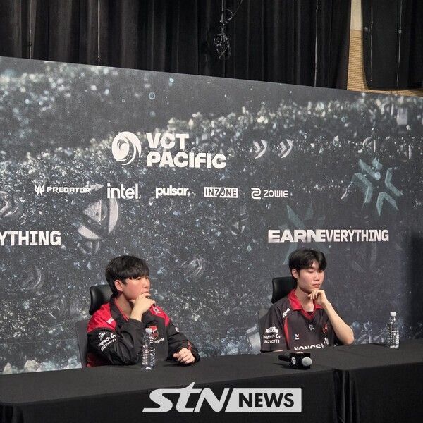 풀 센스에 2-1로 패한 농심 레드포스. /사진=STN