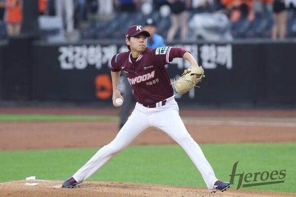 17일 키움이 대전 한화생명볼파크에서 열린 2026 신한 SOL KBO리그 원정 경기에서 한화 이글스를 7-6으로 제압했다. (▲키움 선발투수 하영민(승), 5.1이닝 88구 9안타 4탈삼진 3볼넷 4실점). /사진=키움 히어로즈