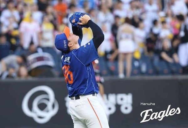 24일 한화가 대전 한화생명볼파크에서 열린 2026 신한 SOL KBO리그 LG와 홈경기에서 8-4 역전승을 거뒀다. (▲한화 선발투수 박준영, 4.1이닝 70구 4피안타 5탈삼진 3볼넷 3실점). /사진=한화 이글스