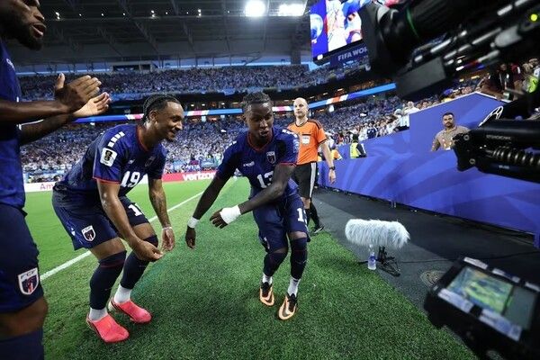 카보베르데 축구 국가대표팀의 세리머니. /사진=FIFA.com