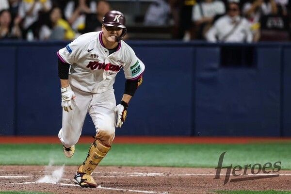 12일 키움이 서울 고척스카이돔에서 열린 2026 신한 SOL KBO리그 LG와의 홈경기에서 4대3으로 역전승했다. (▲키움 김건희 4타수 1안타 1삼진). /사진=키움 히어로즈