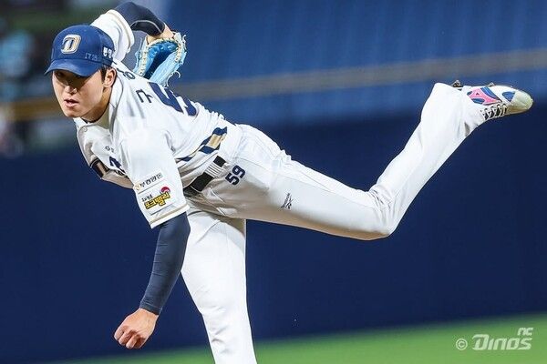 12일 NC가 창원 NC파크에서 열린 2026 신한 SOL KBO리그 정규시즌 KT와의 홈경기에서 3대0으로 승리했다. (▲NC 선발투수 구창모(승), 7이닝 98구 2피안타 5탈삼진 4볼넷). /사진=NC 다이노스