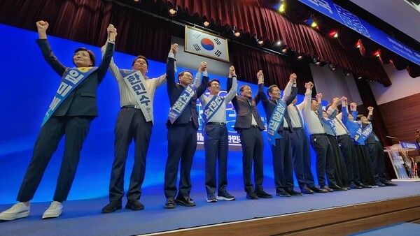 더불어민주당 차기 당대표를 뽑는 8·17 전당대회 부산·울산·경남(PK) 순회경선/사진=민주당