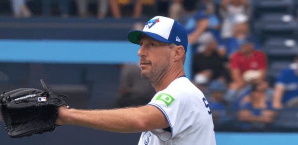 토론토 블루제이스 맥스 셔저. /사진=MLB닷컴 경기 캡처