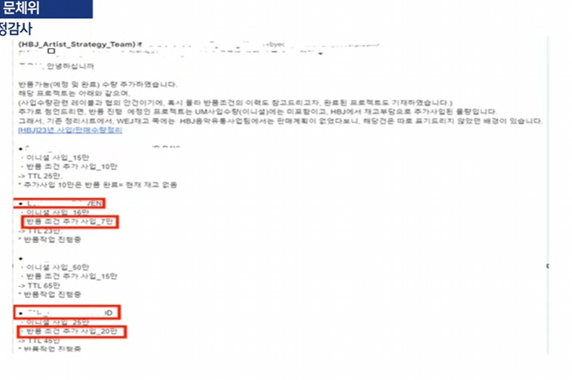 오늘 하이브 국정감사 음반 판매관련 이슈.jpg