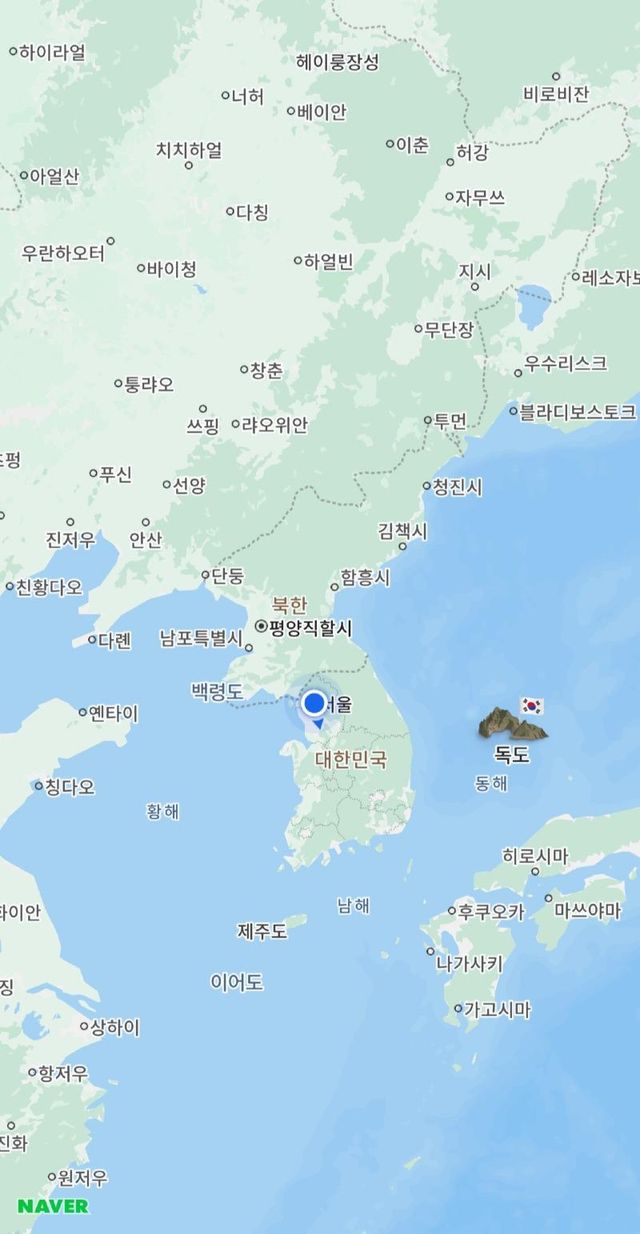 8.jpg 독도의 날..실시간 네이버 지도