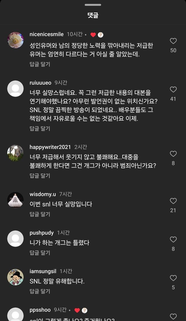 1000001573.jpg SNL \'정년이\' 패러디로 여초에서 불매운동 중