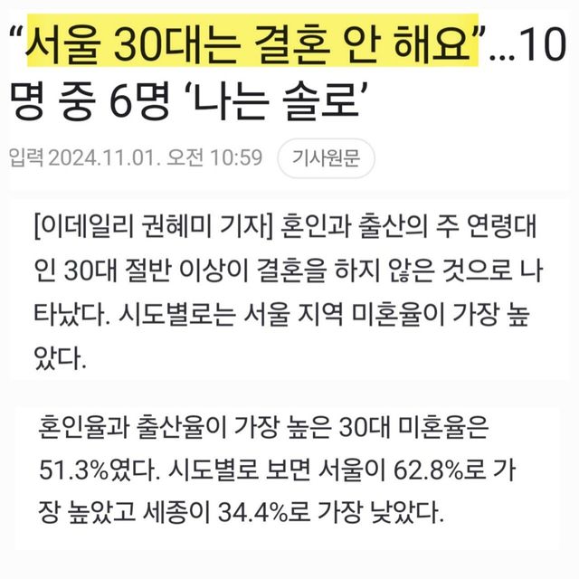 1000061067.jpg 어제나온 충격적인 30대 미혼율 근황 ㄷㄷㄷㄷㄷ