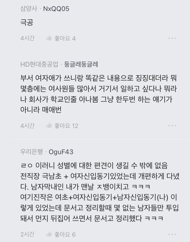 남초라서 우울하다는 블라 현대차녀...jpg