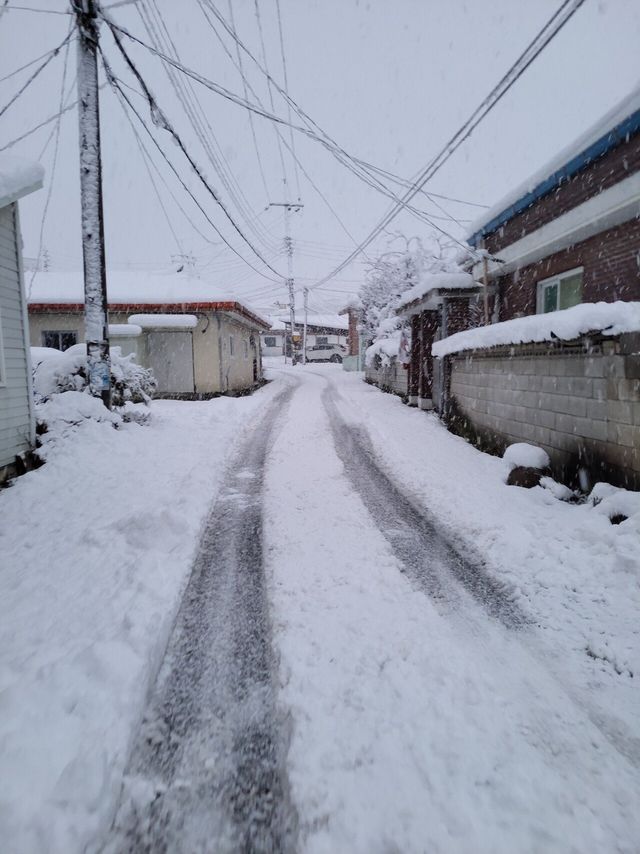 1시간 반 걸어서 출근했다