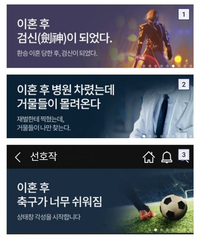 1735114895.jpg 이혼물 웹소설들 근황.jpg