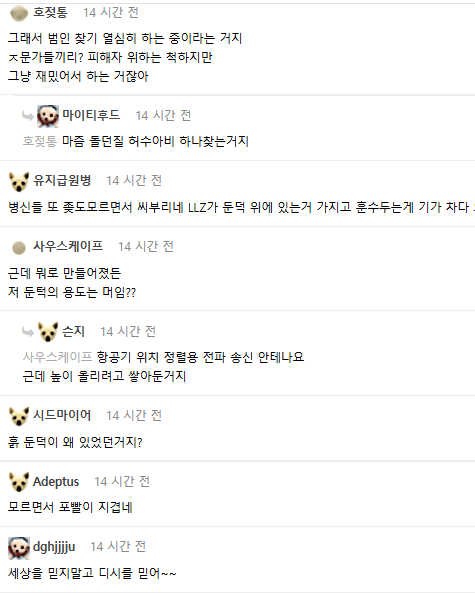 3.PNG 오늘 오전 폭발원인 \'둔덕\'을 추정하는 DC항공갤을 조롱하는 .JPG