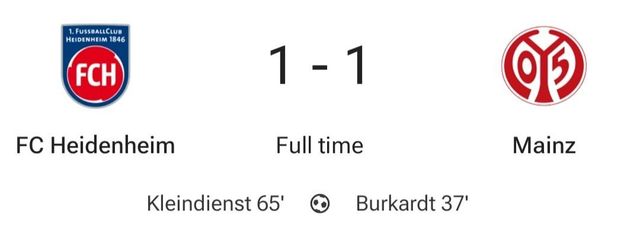 [FotMob] 오늘자 마인츠 CAM \'이재성\' 스탯 (vs 하이덴하임)