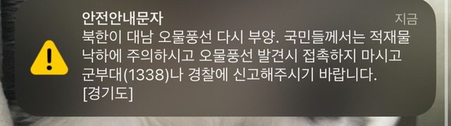 실시간재난문자