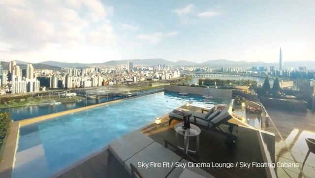 강남 청담동 한복판에 지어지는 최고급 한강뷰 오피스텔