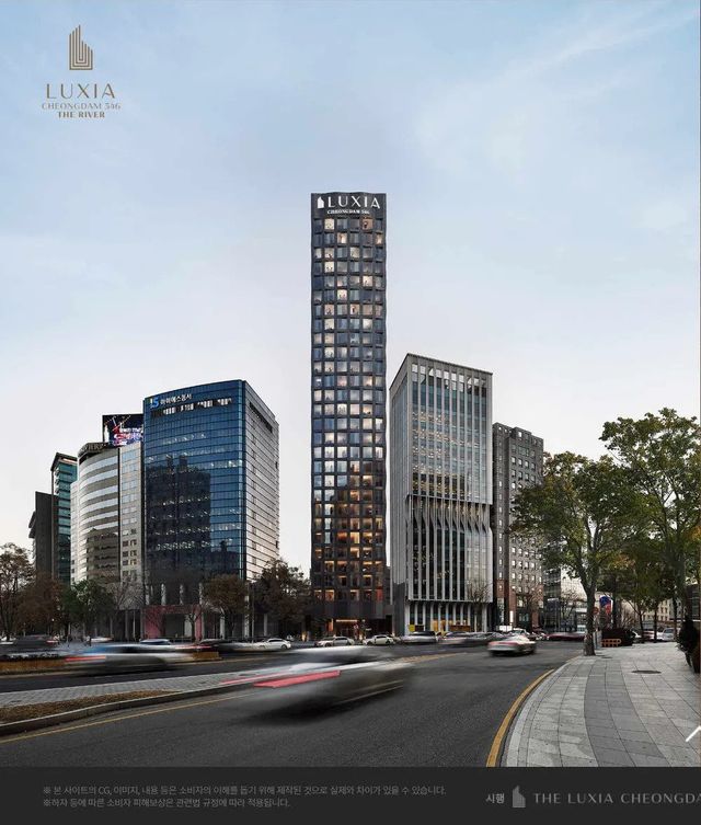 강남 청담동 한복판에 지어지는 최고급 한강뷰 오피스텔