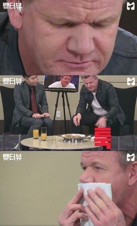 고든램지가 혹평한 한국음식