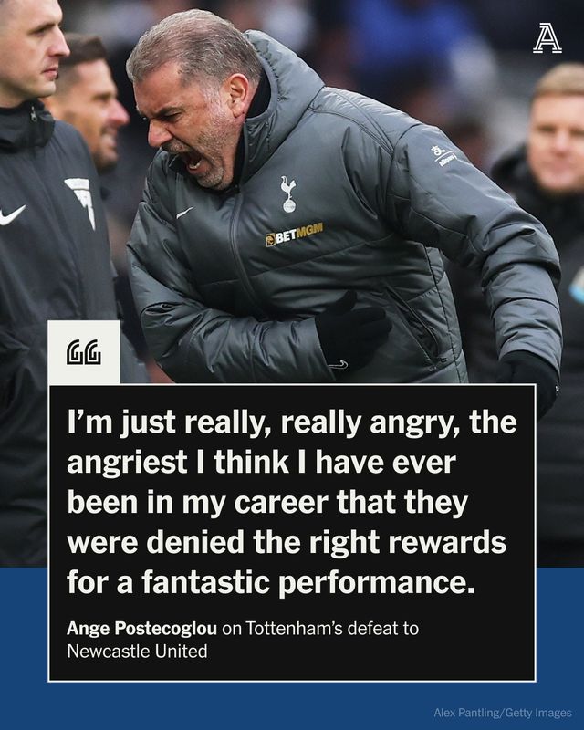 20250105＿004952.jpg 포스테코글루 : 내 커리어중 가장 화가난 상황이다.