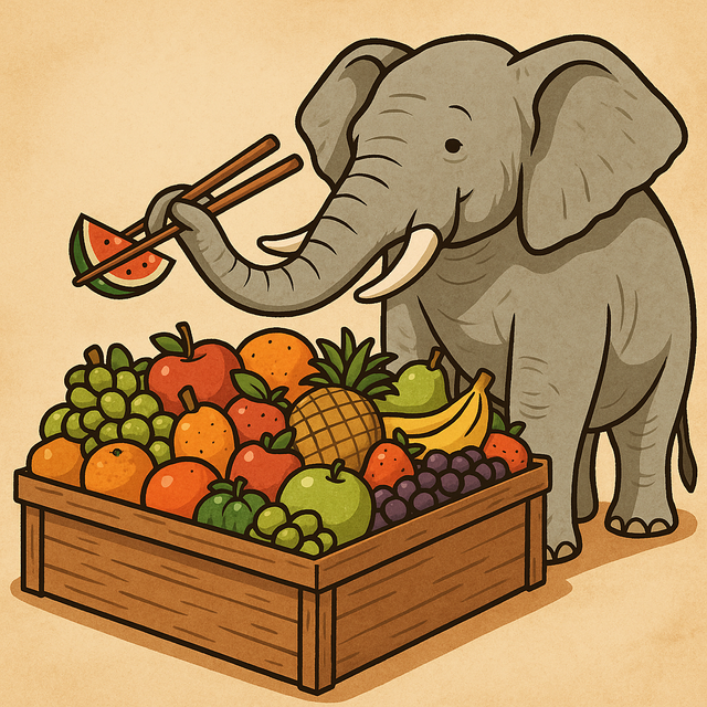 file_00000000904861f58906d38d284646ba.png 코끼리가 젓가락으로 과일 먹음