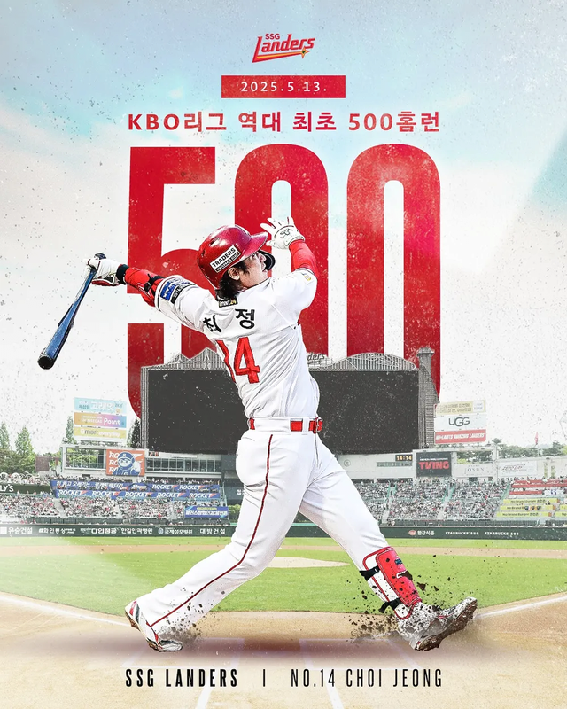 image.png 최초 500홈런 달성