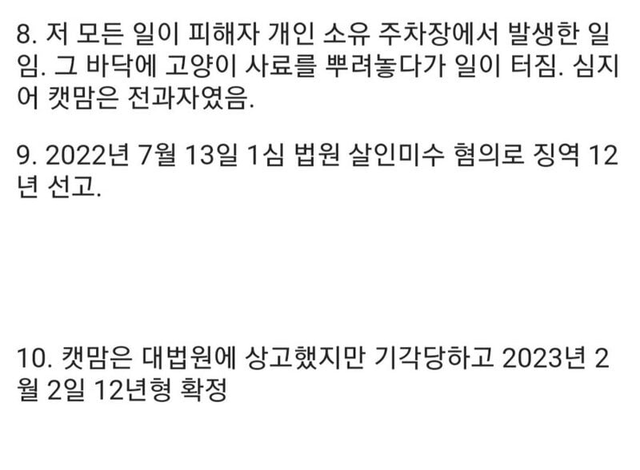 image.png 살인미수로 12년 받은 정신나간 캣맘