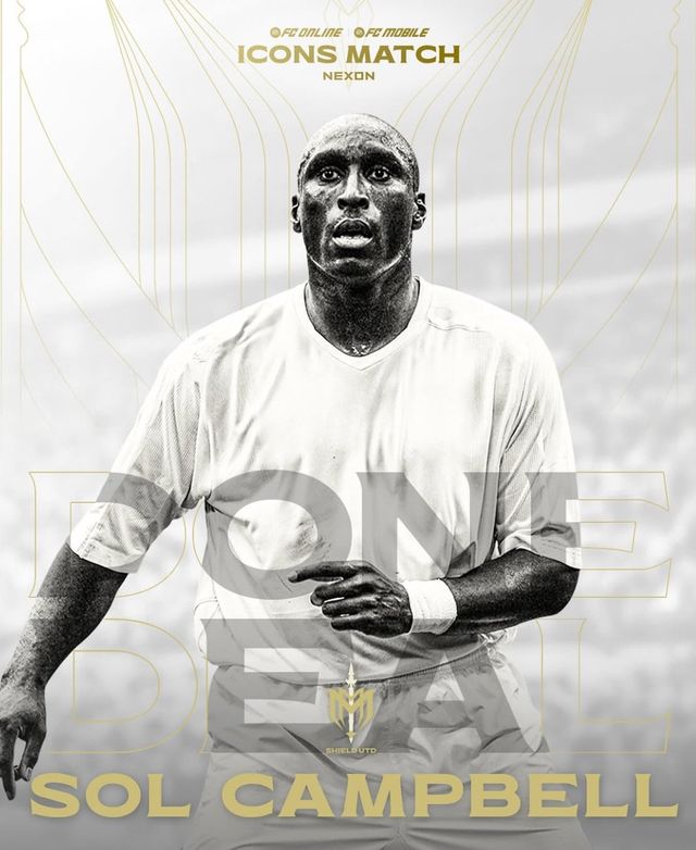 [오피셜] 솔 캠벨, 아이콘 매치 참여 확정 ㄷㄷㄷㄷㄷㄷㄷㄷㄷ