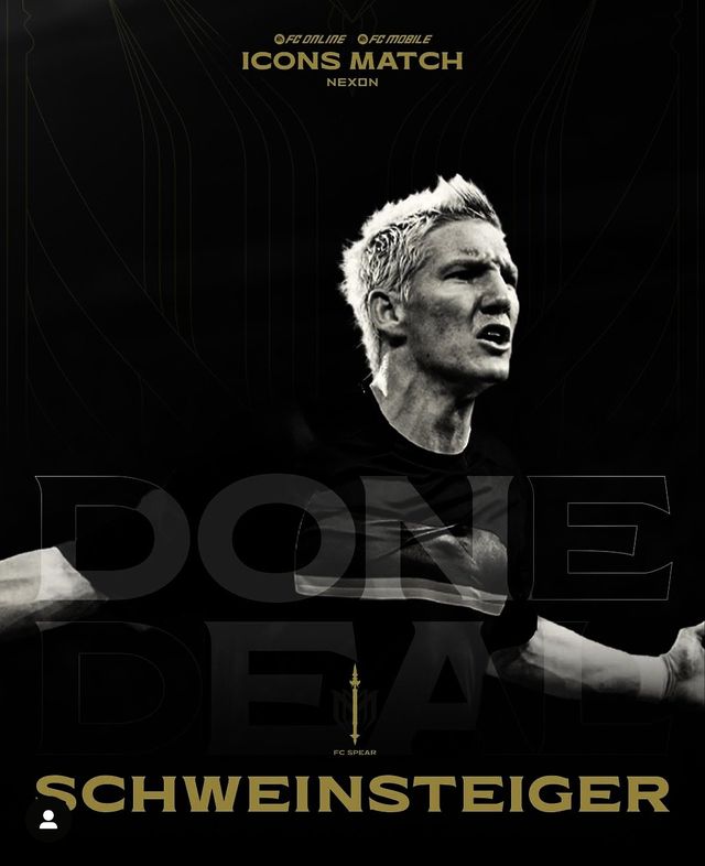 [오피셜] 2025 아이콘 매치, 슈바인슈타이거 확정
