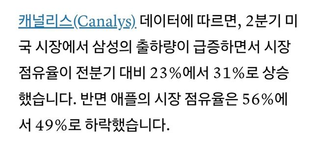 Screenshot_20250817_083350_Chrome.jpg 갤럭시 미국 2분기 판매량 급상승 ㄷㄷㄷ