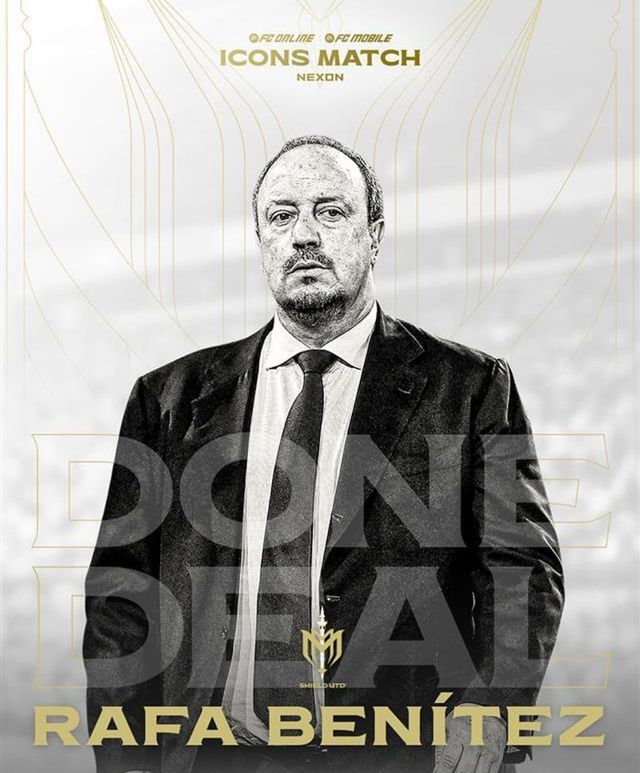 [오피셜] 베니테즈, 아이콘 매치 쉴드 팀 감독으로 참가 ㄷㄷㄷㄷㄷㄷㄷㄷㄷ