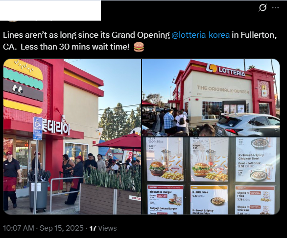 image.png 망했다는 미국 롯데리아 진짜진짜 최신근황