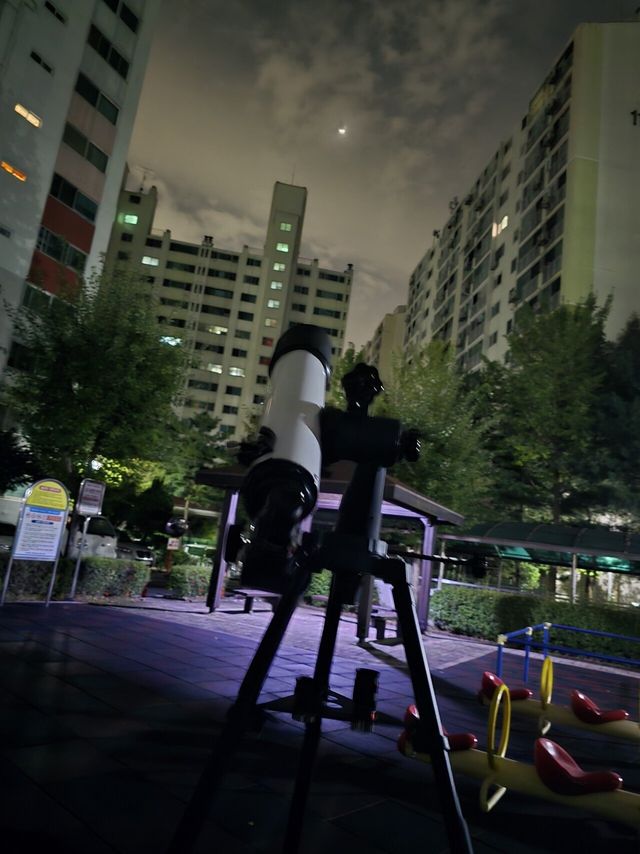 김포 월식 사진 구름 짜증...