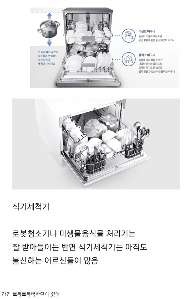 식세기.png 어른들이 아직도 믿지 않는 전자제품 1위