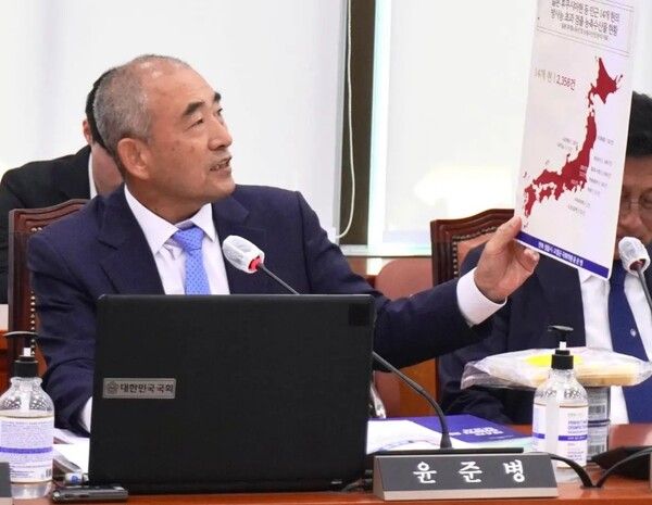 윤준병 더불어민주당 의원이 2023 국정감사에서 질의하고 있다. 윤준병 의원실 제공. [뉴스락]